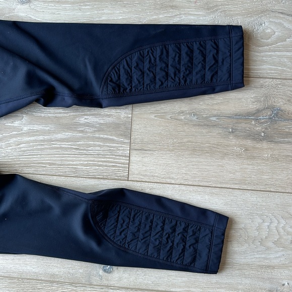Athleta Peak Hybrid Fleece Tight-Navy Blue, size XS Petite - Picture 5 of 6